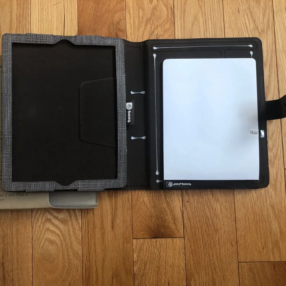 Booqpad Sand Agenda for iPad 2 and iPad 3 BPD3-SND NEW Includes Note Pad